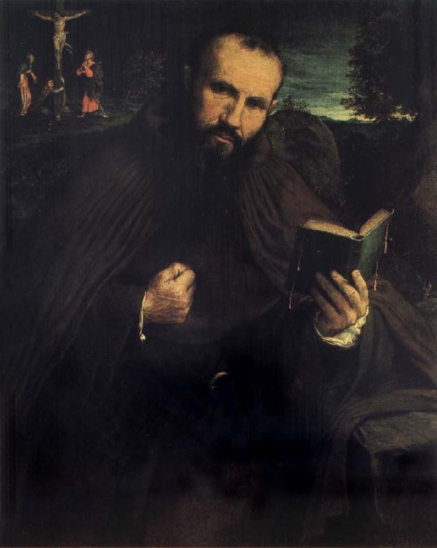 Lorenzo Lotto Portrait of Brother Gregorio da Vicenza oil painting picture